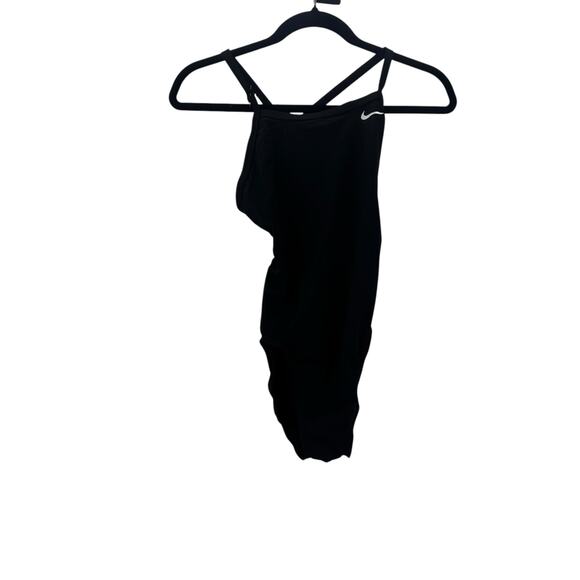 Nike Hydrastrong Racerback Cut-Out One Piece Swimsuit Black Size 4 NWT - Picture 4 of 10